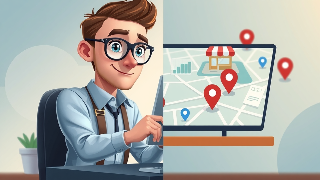 comparison between on-page seo strategy and local seo map for businesses