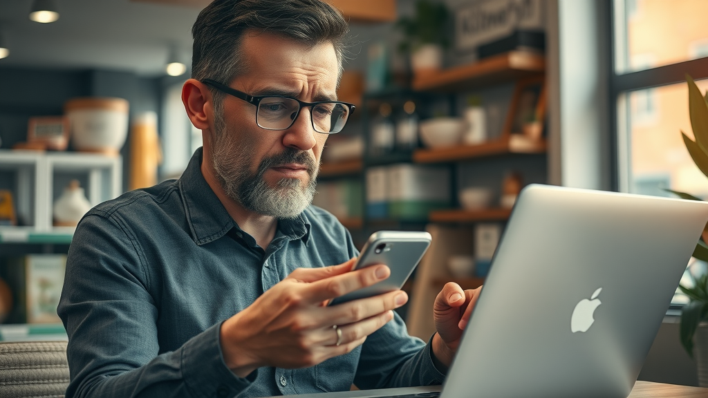 stressed business owner inconsistent nap information