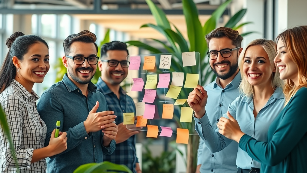 Marketing team planning reputation repair strategy