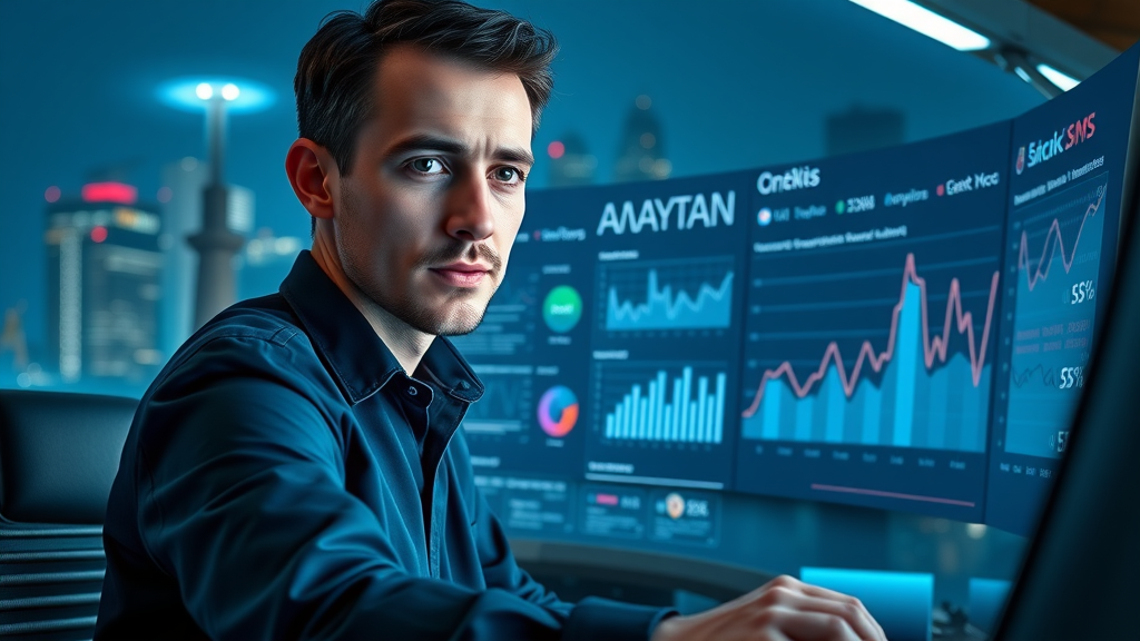 Marketing dashboard with real-time analytics for SMS marketing campaign open rates and conversion, operator monitoring results