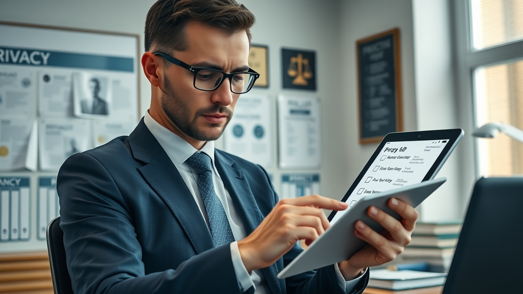 email marketing strategy and compliance with GDPR and privacy checklist