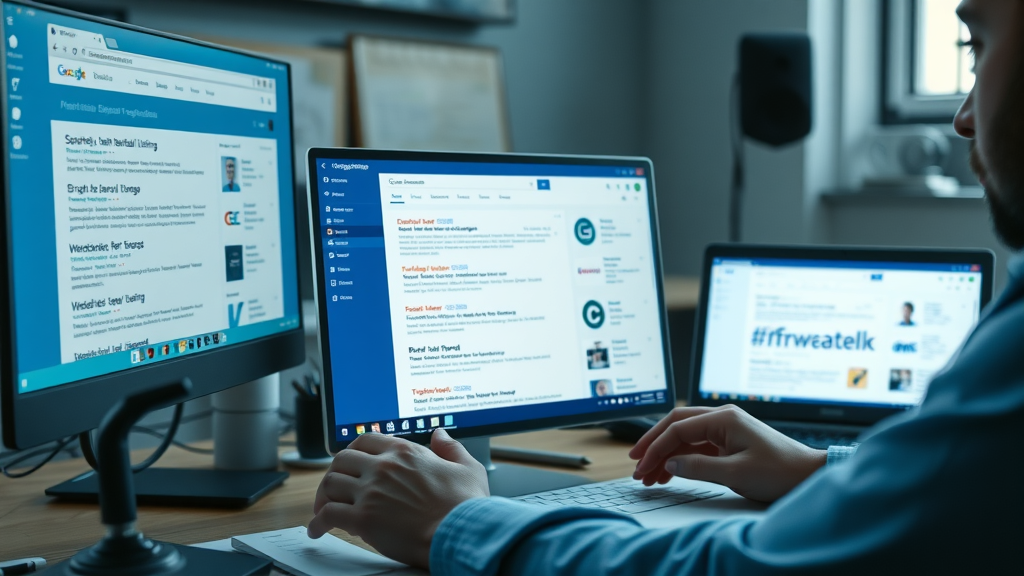 Online reputation management search engine results page highlighting brand reputation as a user reviews digital listings