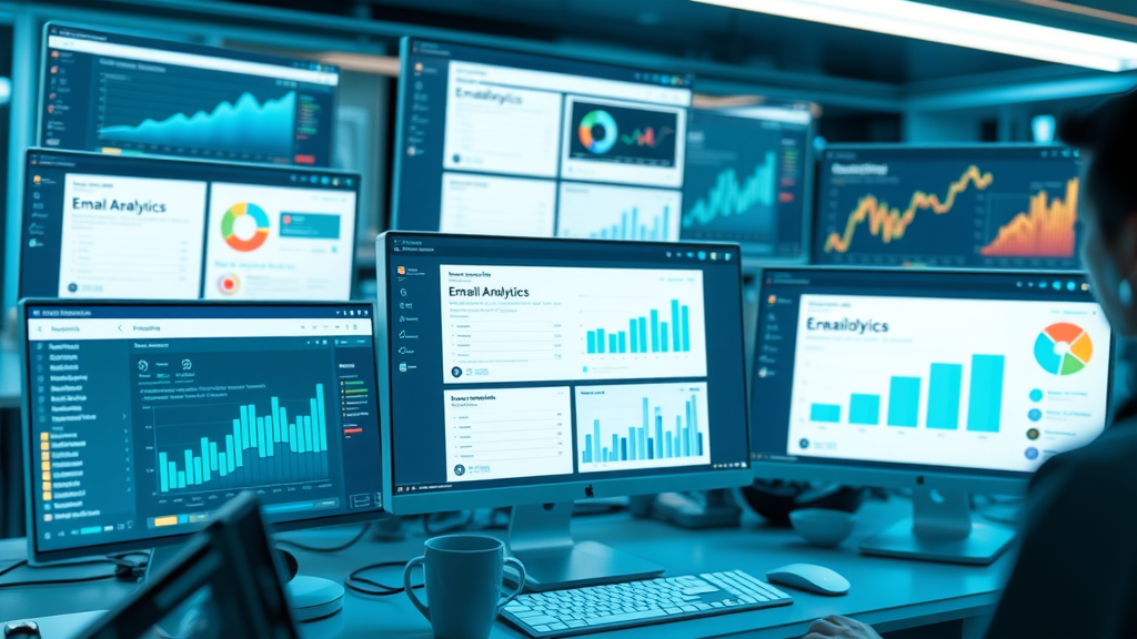 diverse email analytics platform dashboards comparison