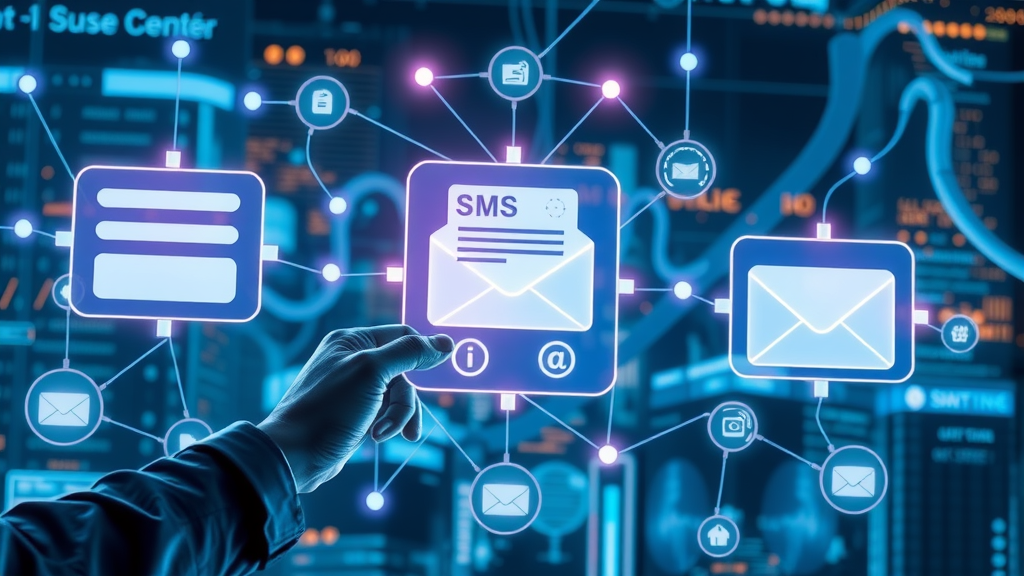 sms marketing automation seamless integration between SMS, email, and web forms dashboard
