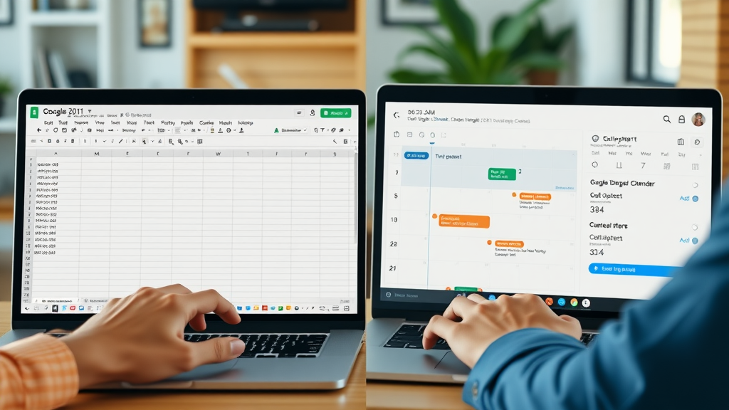 google sheets content calendar template vs social media calendar app comparison