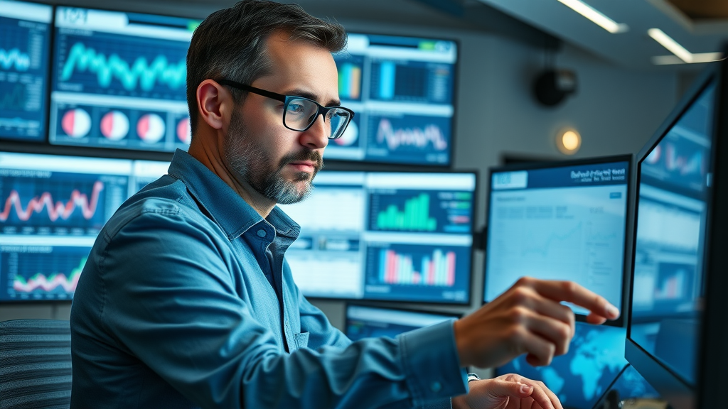Professional auditor analyzing sms compliance dashboard for sms opt-in compliance