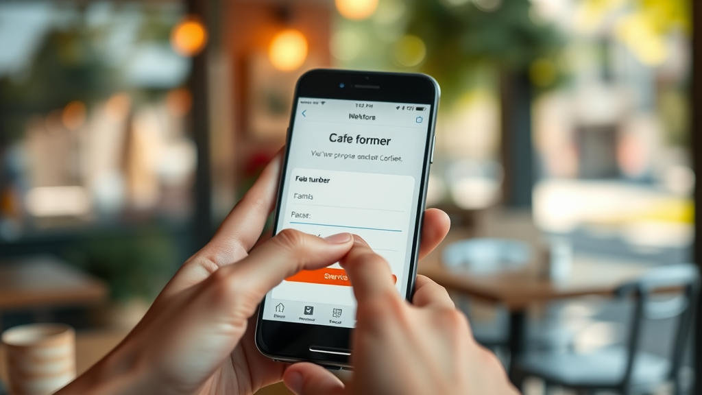web forms inviting web form interface on smartphone for sms marketing campaign