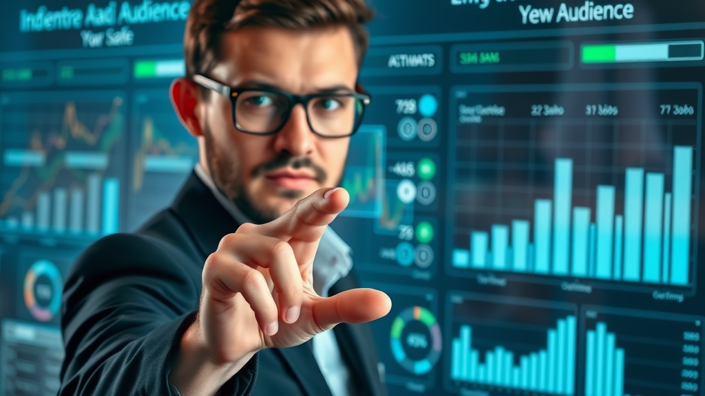 Professional marketer segmenting email list audiences using advanced digital dashboard for email marketing best practices