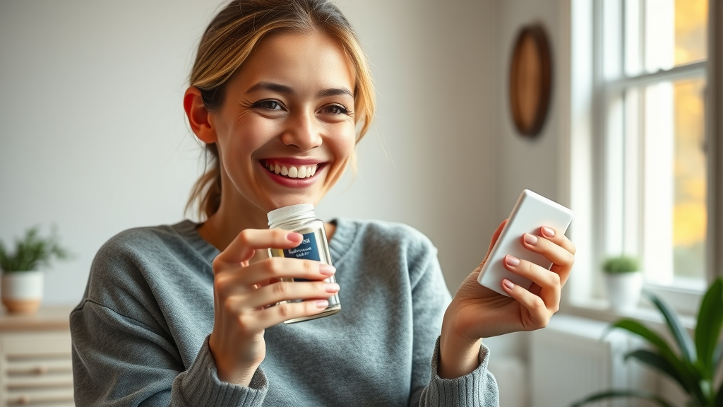 customer sharing user-generated content for social media post campaign