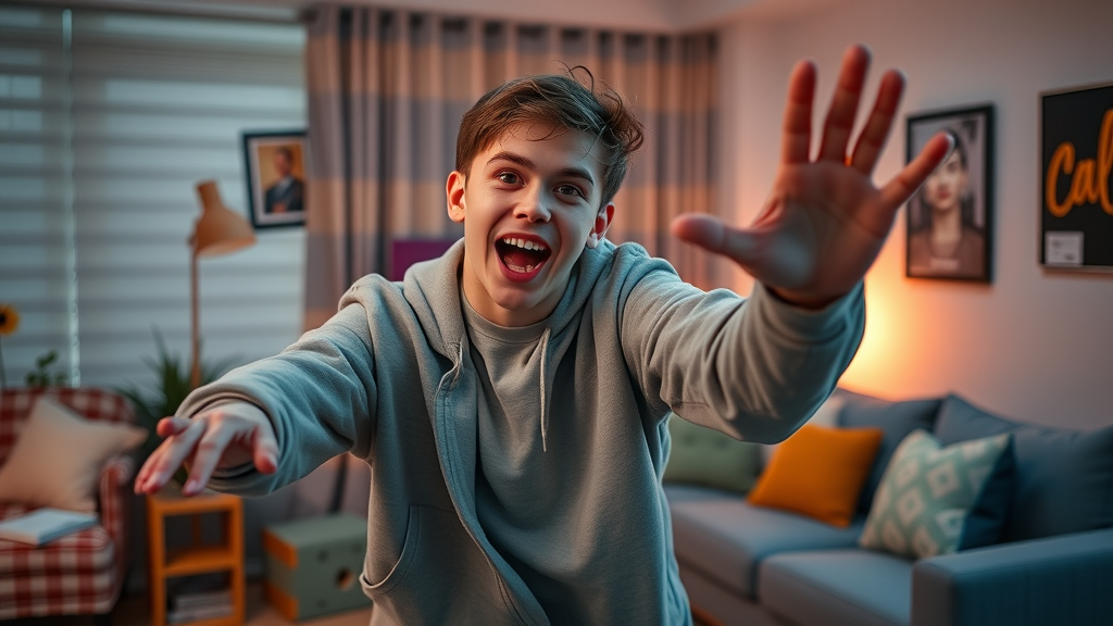 Youthful content creator recording a dance for TikTok - best time to post on TikTok