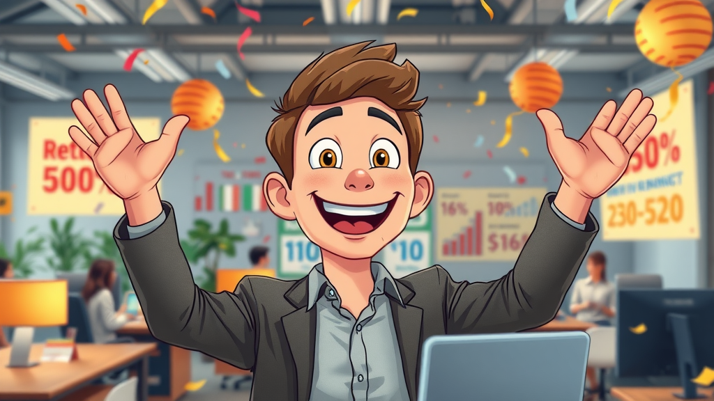 Entrepreneur celebrates successful online reputation repair results