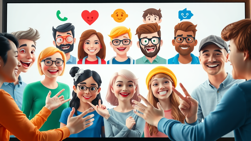 online community collaborating on social media engagement