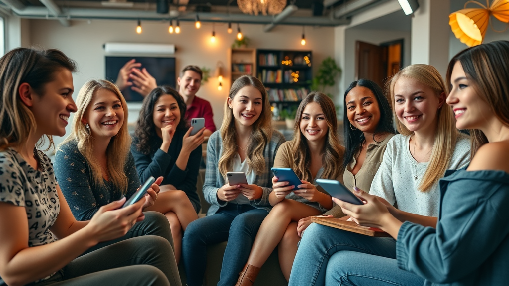 influencers recording live Q&A session for social media content ideas