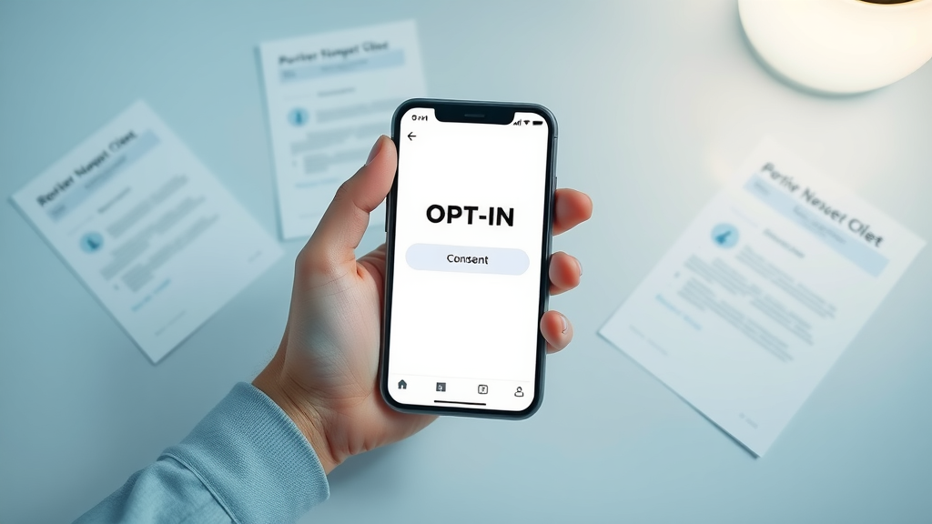 Creative layout of sms opt-in template examples for sms opt-in compliance