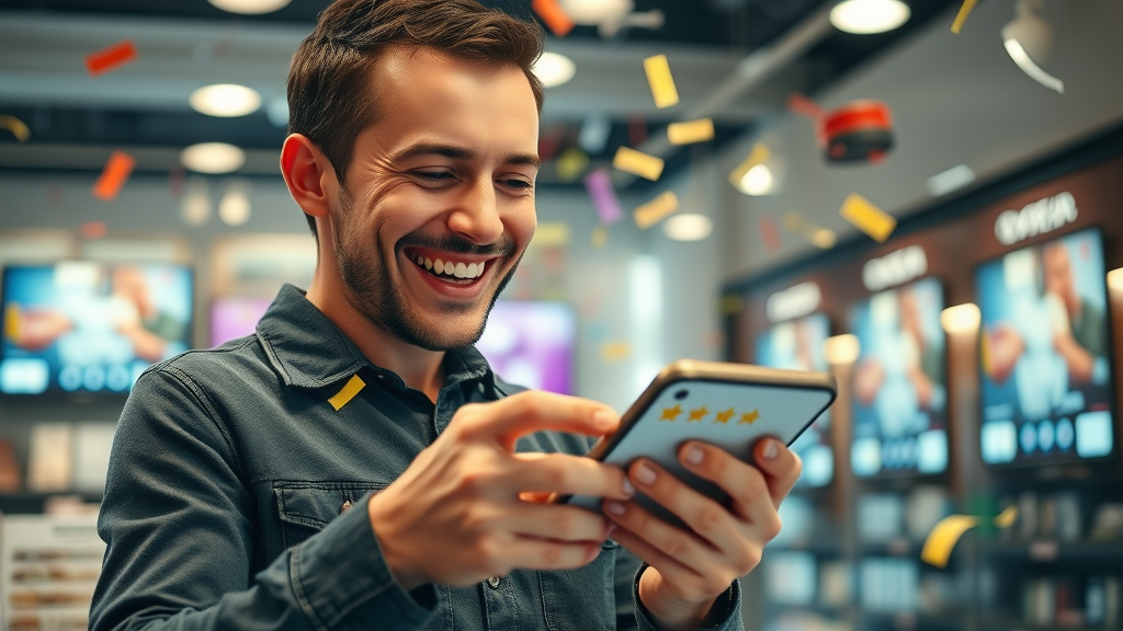 Customer reviews management wins with a satisfied customer leaving a five-star Google review
