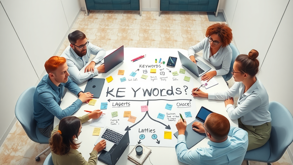 brainstorming relevant local keyword research ideas meeting room