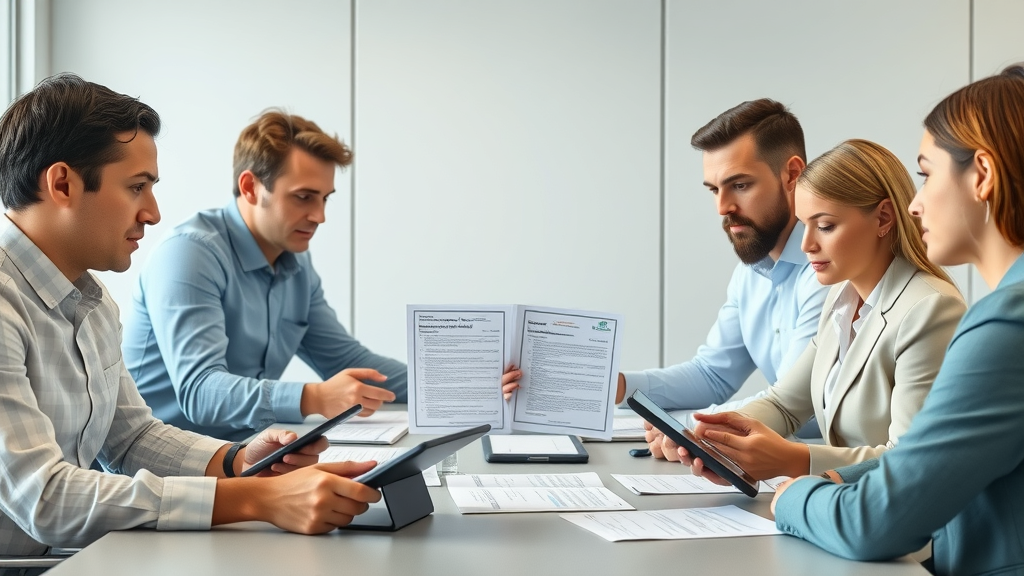 sms marketing compliance law-compliant business team reviewing SMS marketing checklist